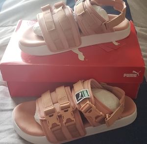 Puma Leadcat YLM Sandals Size 12 Pink